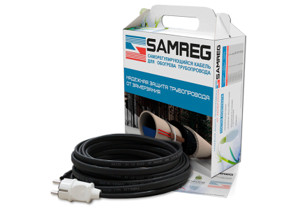 Комплект кабеля Samreg 40-2CR (19м) 40Вт с UF-защитой для обогрева кровли и труб