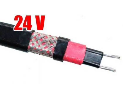 Низковольтовый саморегулирующийся греющий кабель HeatUp 17LW-24 CF