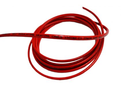 Саморегулирующийся кабель SAMREG 17HTM-2CT 17Вт для обогрева труб внутри (красный)