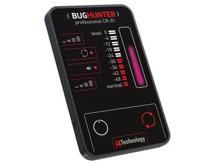 Детектор скрытых жучков, видеокамер и прослушивающих устройств "BugHunter CR-01" Карточка